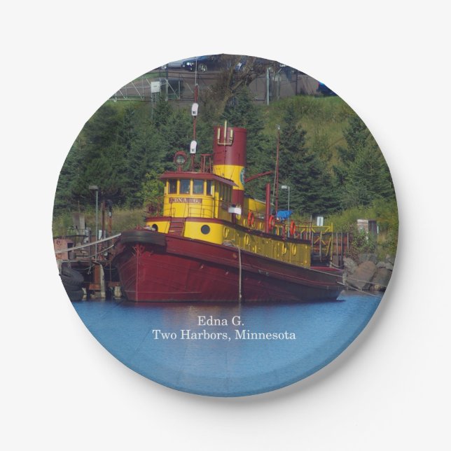 Edna G plate (Front)