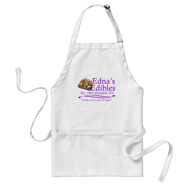 Edna's Edibles Standard Apron (Front)