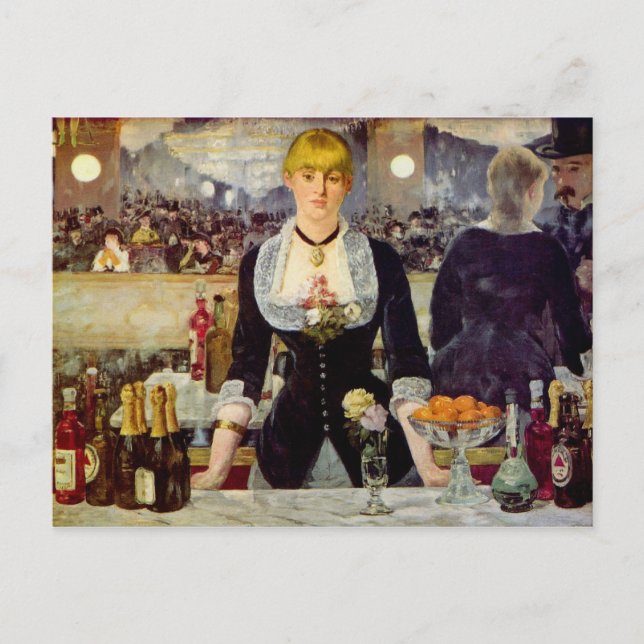 Edouard Manet - A Bar at the Folies-Bergere Card (Front)