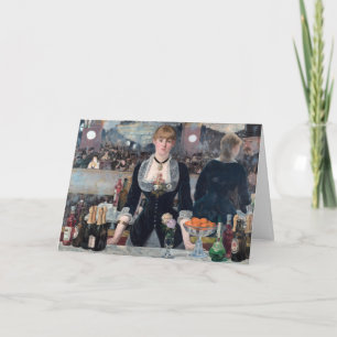 Edouard Manet - A Bar at the Folies-Bergere Card