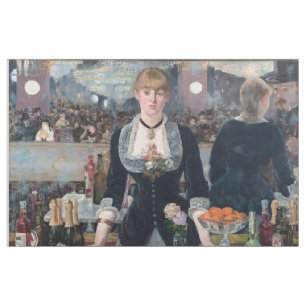 Edouard Manet - A Bar at the Folies-Bergere Fabric