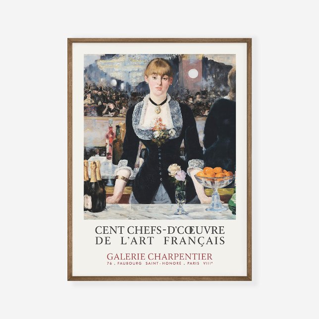 Edouard Manet A Bar at the Folies-Bergere Fine Art Poster (Creator Uploaded)