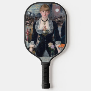 Edouard Manet - A Bar at the Folies-Bergere Pickleball Paddle