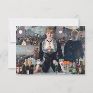Edouard Manet - A Bar at the Folies-Bergere Thank You Card