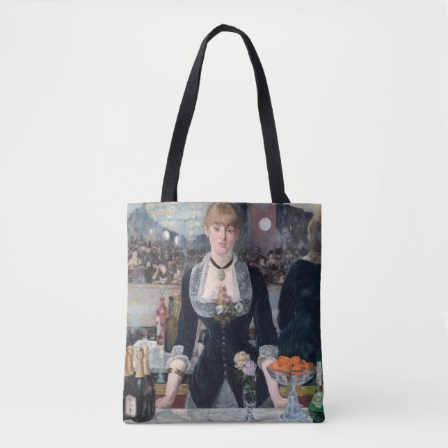 Edouard Manet - A Bar at the Folies-Bergere Tote Bag (Front)