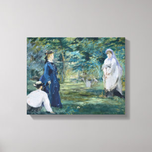 Edouard Manet - A Game of Croquet Canvas Print