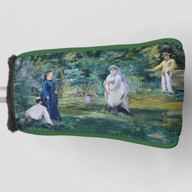 Edouard Manet - A Game of Croquet Golf Head Cover (Front)