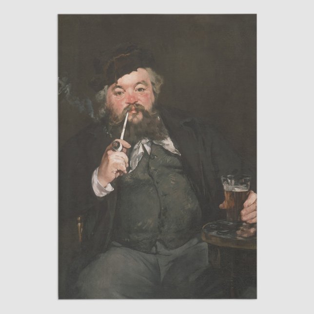 Edouard Manet - A Good Glass of Beer / Le bon bock Tissue Paper (Creator Uploaded)