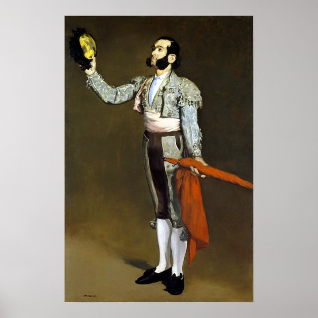 Édouard Manet A Matador Poster (Front)