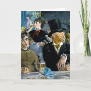 Edouard Manet - At the Cafe Card
