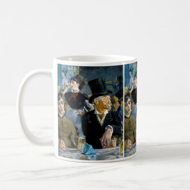 Edouard Manet - At the Cafe Coffee Mug (Left)