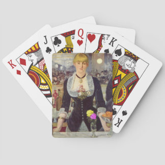 Edouard Manet "Bar at the Folies Bergere P Playing Cards