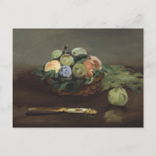 Edouard Manet - Basket of Fruit Postcard