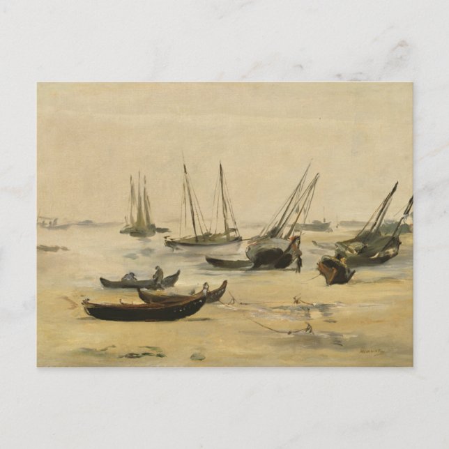 Edouard Manet | Beach, Low Tide Postcard (Front)