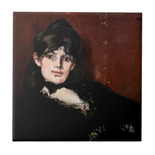 Edouard Manet - Berthe Morisot Reclining Tile