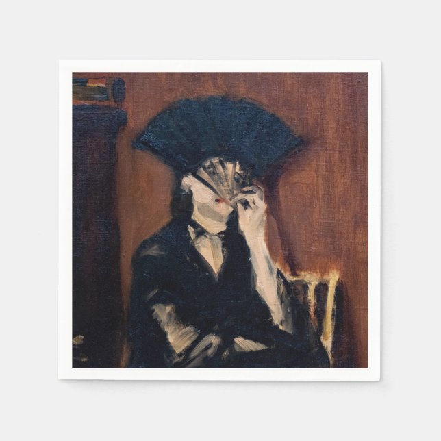 Edouard Manet - Berthe Morisot with a Fan Napkin (Front)