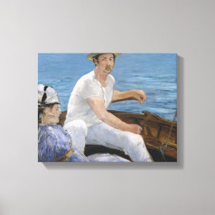 Edouard Manet - Boating Canvas Print