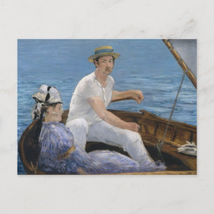 Edouard Manet - Boating Postcard
