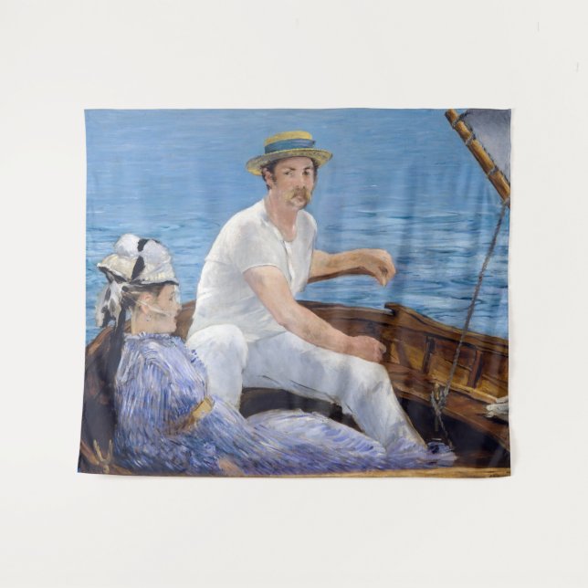 Edouard Manet - Boating Tapestry (Front (Horizontal))