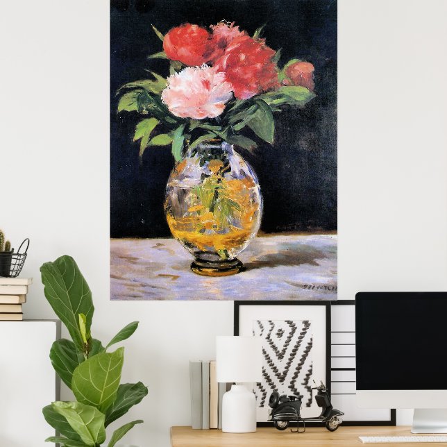 Edouard Manet - Bouquet of Flowers, Poster (Home Office)