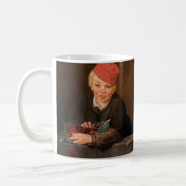 Edouard Manet - Boy with Cherries Coffee Mug (Left)