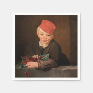 Edouard Manet - Boy with Cherries Napkin