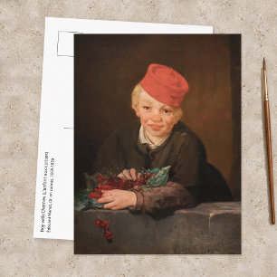 Edouard Manet - Boy with Cherries Postcard