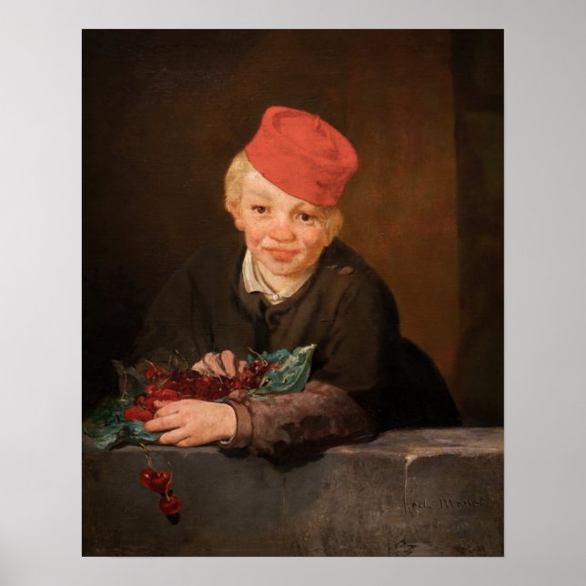 Edouard Manet - Boy with Cherries Poster (Front)