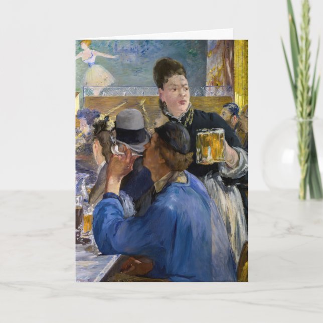 Edouard Manet - Corner of a Cafe-Concert Card (Front)
