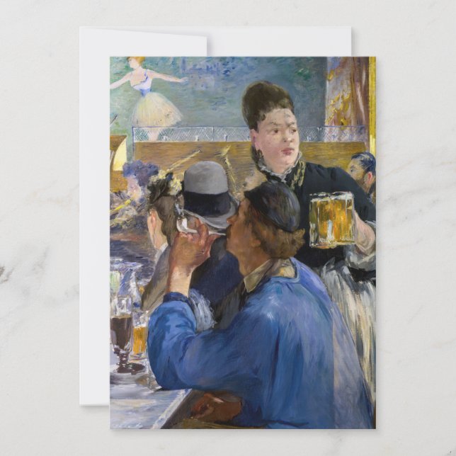 Edouard Manet - Corner of a Cafe-Concert Invitation (Front)