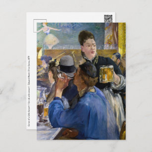 Edouard Manet - Corner of a Cafe-Concert Postcard