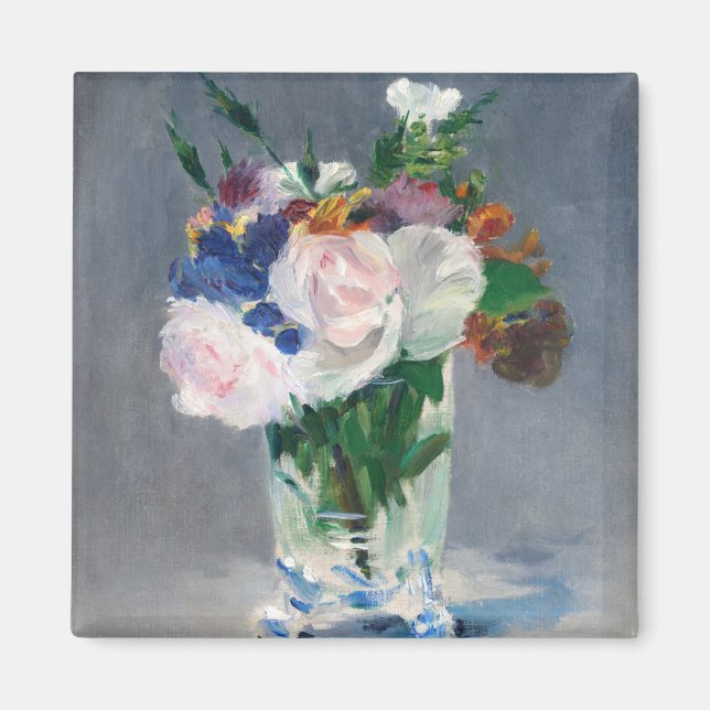 Edouard Manet - Flowers in a Crystal Vase Magnet (Front)