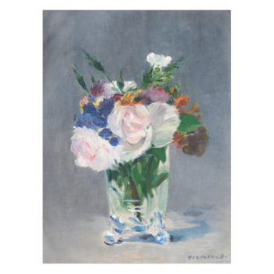 Edouard Manet - Flowers in a Crystal Vase Tablecloth