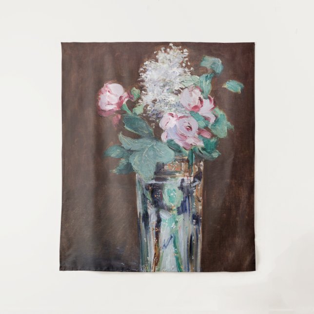 Edouard Manet - Flowers in a Crystal Vase Tapestry (Front)