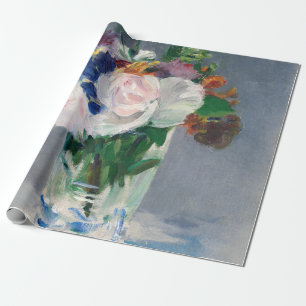 Edouard Manet - Flowers in a Crystal Vase Wrapping Paper