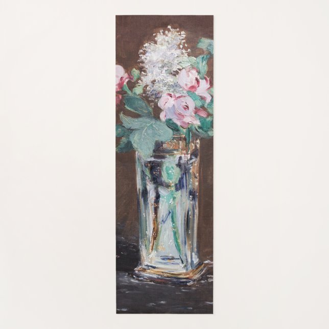 Edouard Manet - Flowers in a Crystal Vase Yoga Mat (Front)