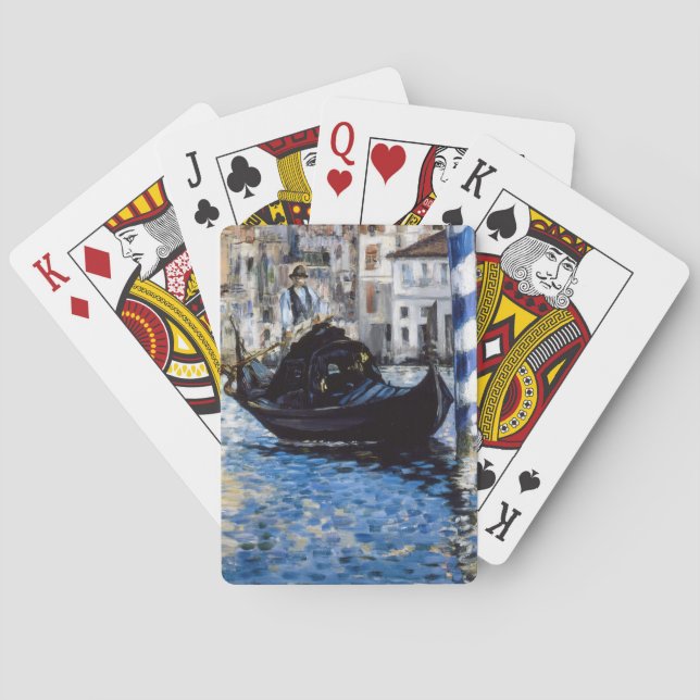 Edouard Manet - Grand Canal, Venice Playing Cards (Back)