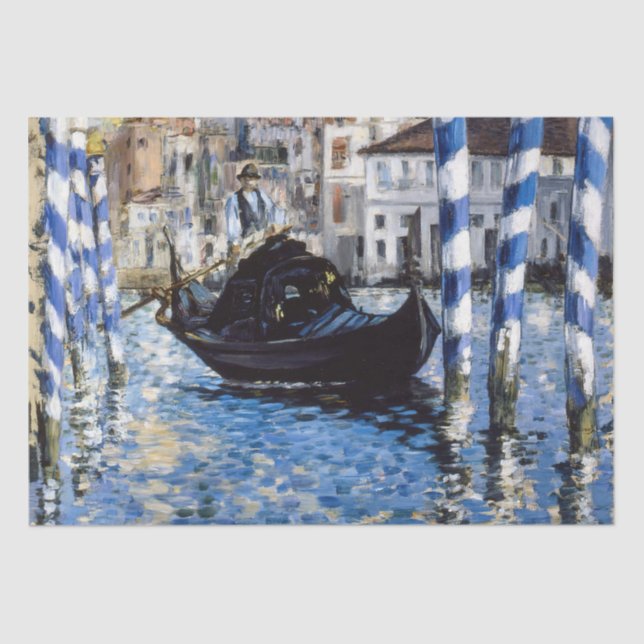 Edouard Manet - Grand Canal, Venice Tissue Paper (Front)