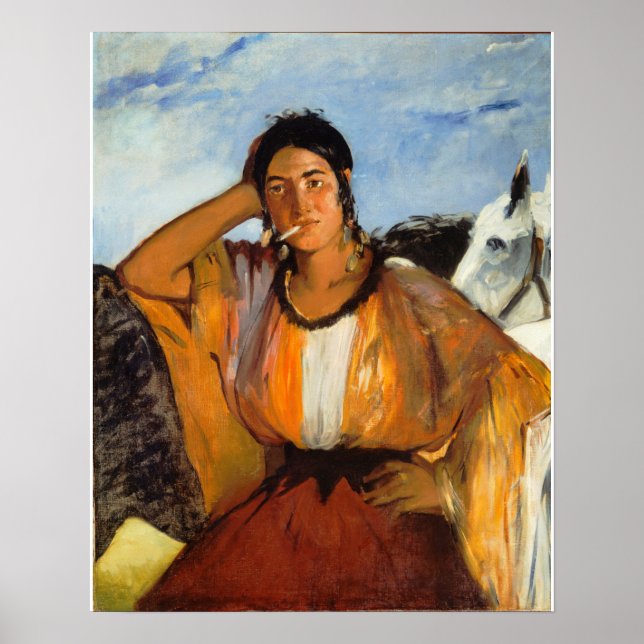 Edouard Manet - Gypsy With A Cigarette Poster (Front)
