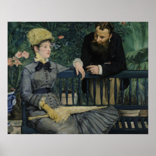 Edouard Manet - In the Conservatory Poster