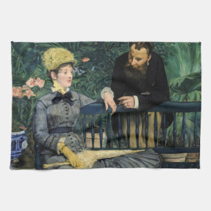 Edouard Manet - In the Conservatory Tea Towel