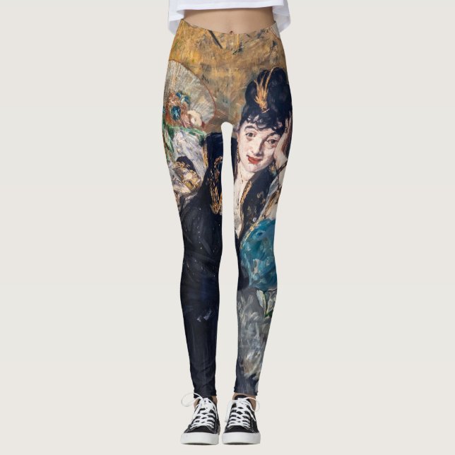 Edouard Manet - Lady with Fans Leggings (Front)