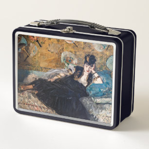 Edouard Manet - Lady with Fans Metal Lunch Box
