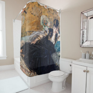 Edouard Manet - Lady with Fans Shower Curtain