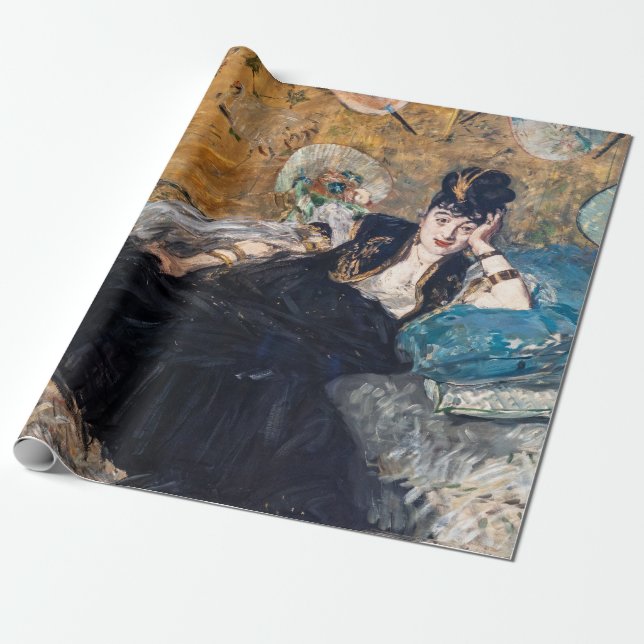 Edouard Manet - Lady with Fans Wrapping Paper (Unrolled)