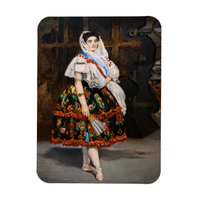 Edouard Manet - Lola de Valence Magnet (Vertical)
