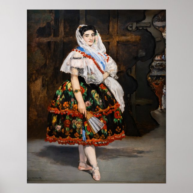 Edouard Manet - Lola de Valence Poster (Front)