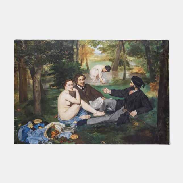 Edouard Manet - Luncheon on the Grass Doormat (Front)
