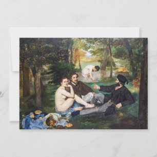 Edouard Manet - Luncheon on the Grass Invitation
