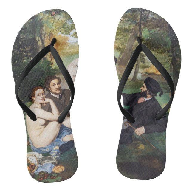 Edouard Manet - Luncheon on the Grass Jandals (Footbed)